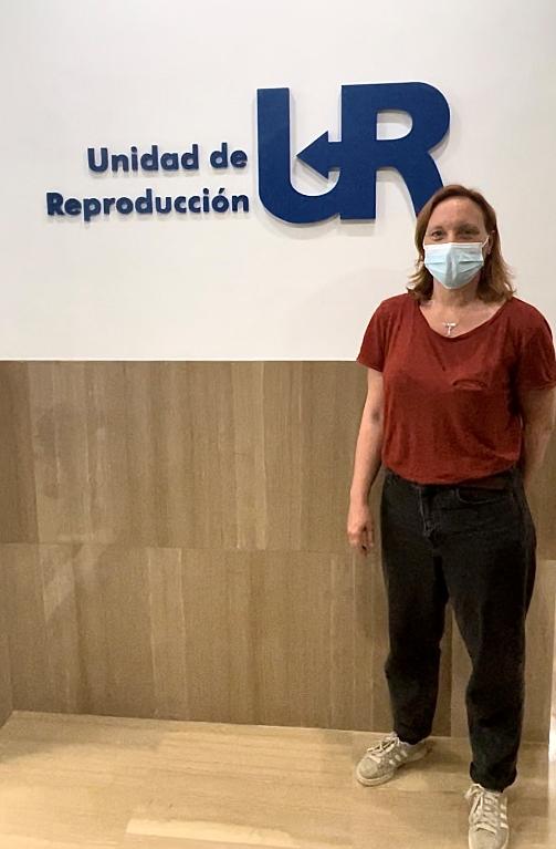 Nathalie - embryo transfer at UR Vistahermosa in Spain