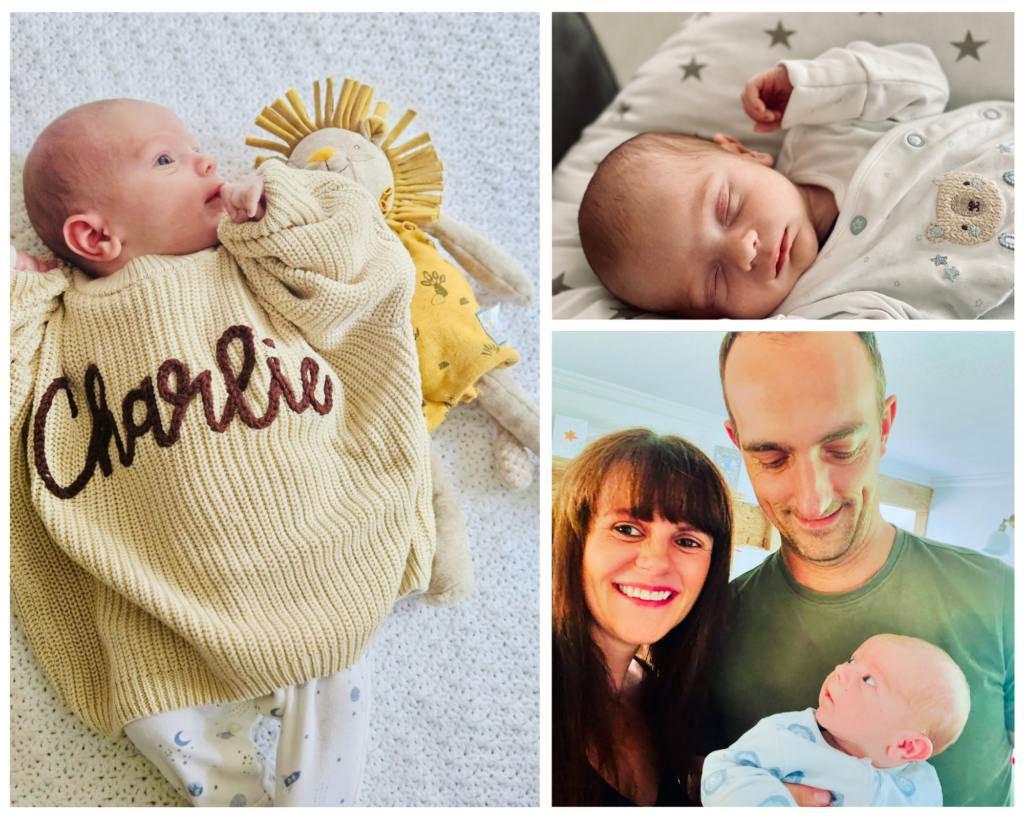 Laura and Dan welcome their beautiful baby Charlie