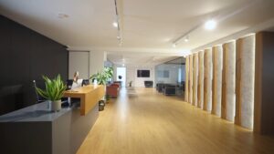 Welcoming reception and waiting area at Fertility First fertility clinic